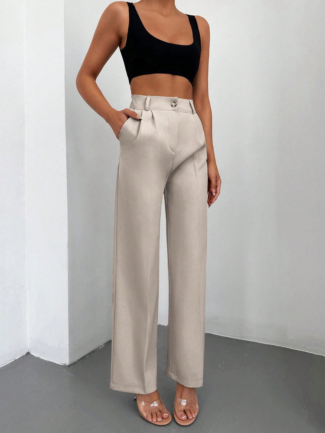 Pantalon SHEIN, bej