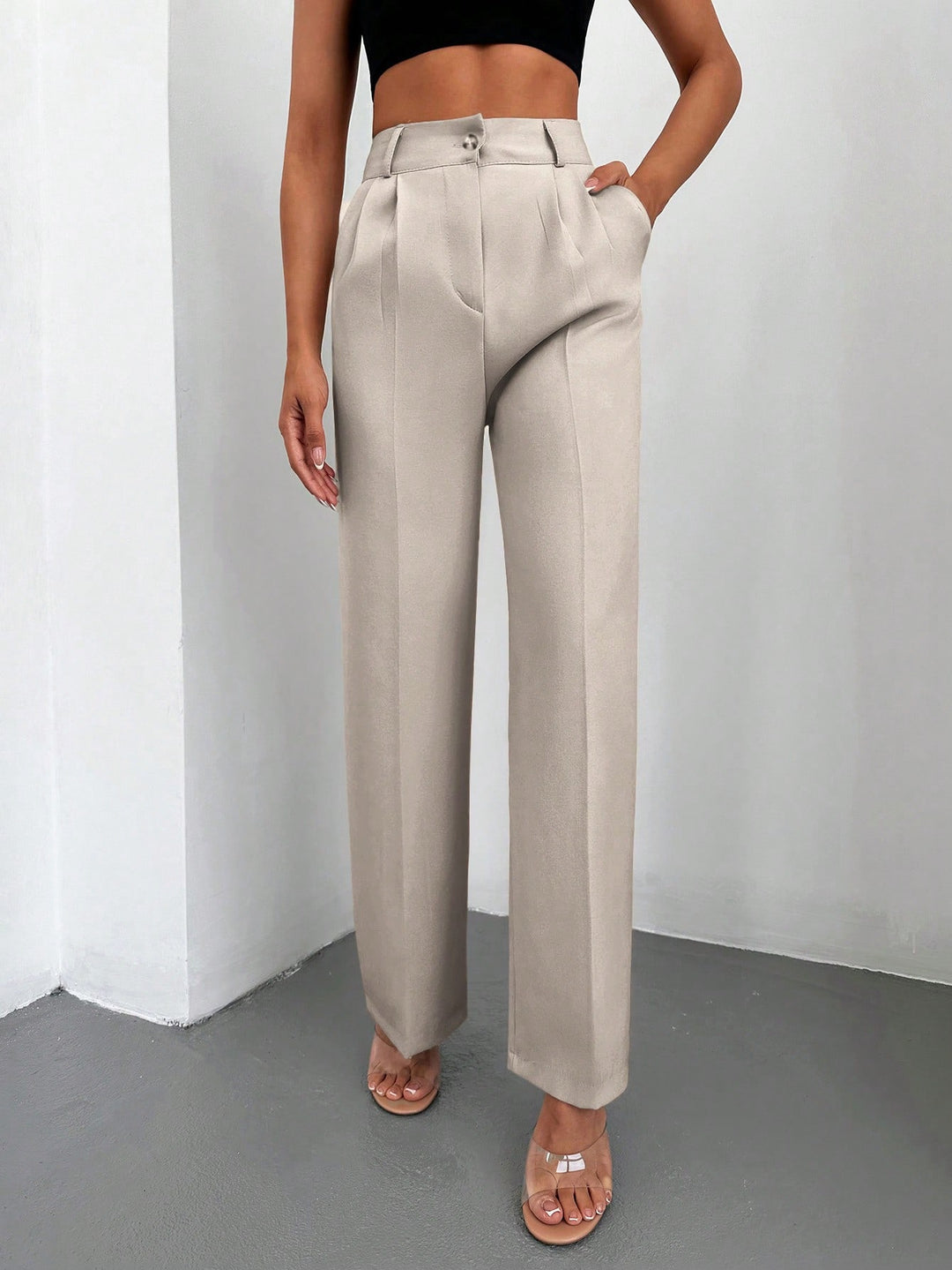 Pantalon SHEIN, bej