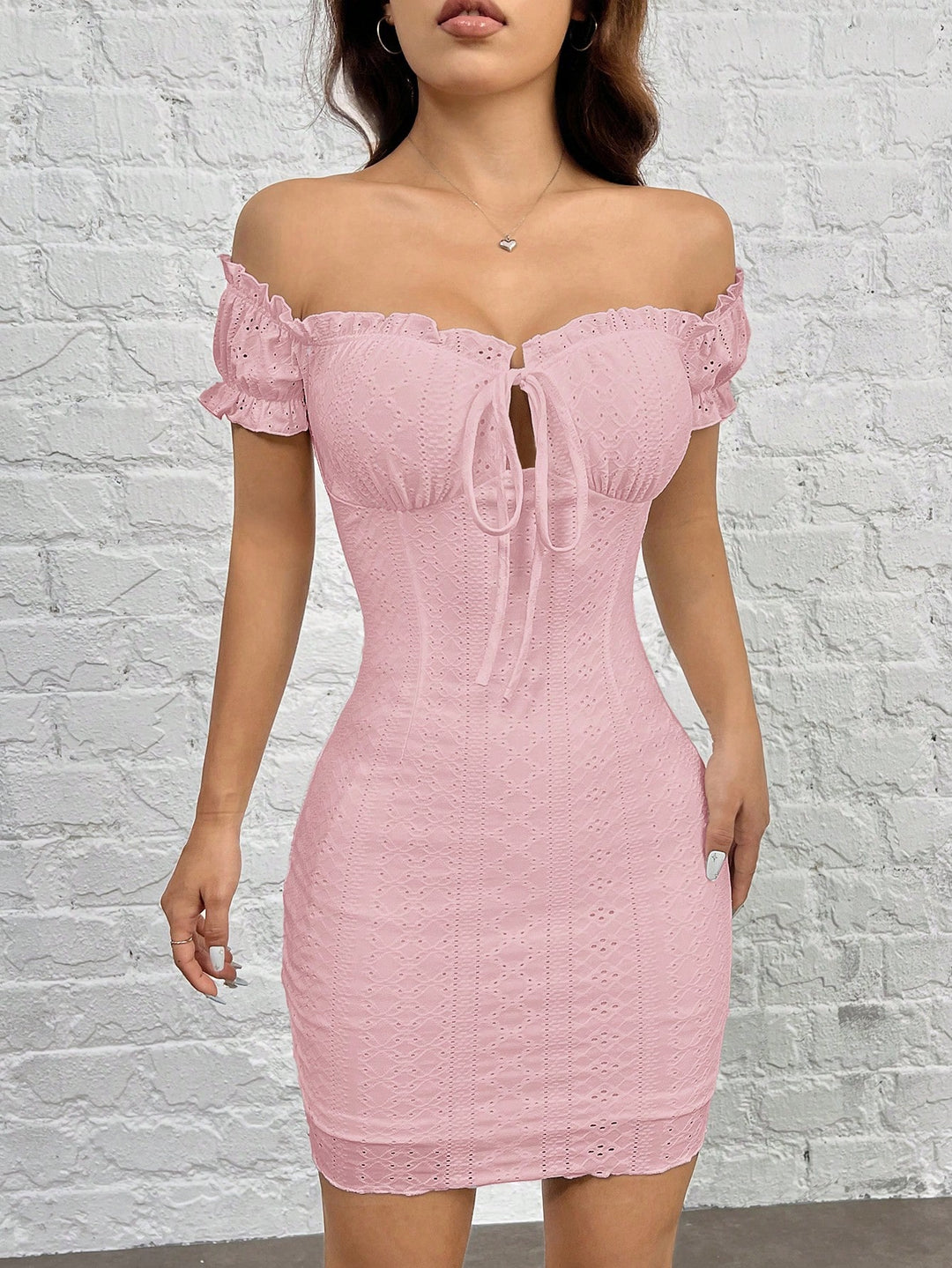 Rochie mini SHEIN, roz