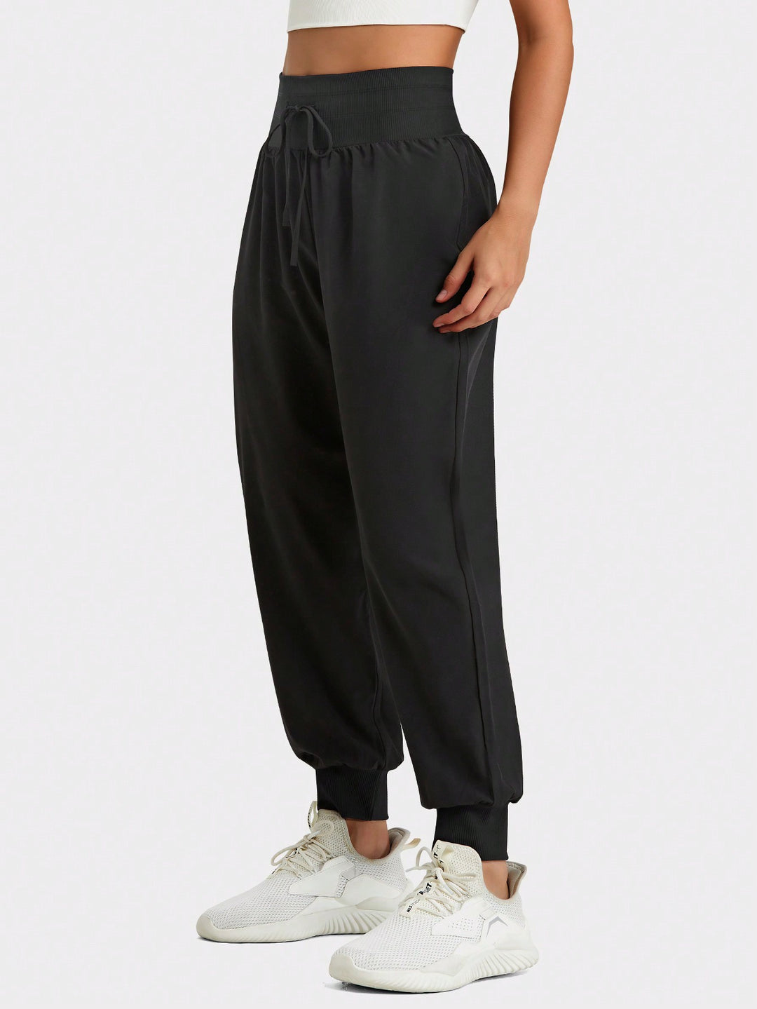 Pantaloni SHEIN, negru