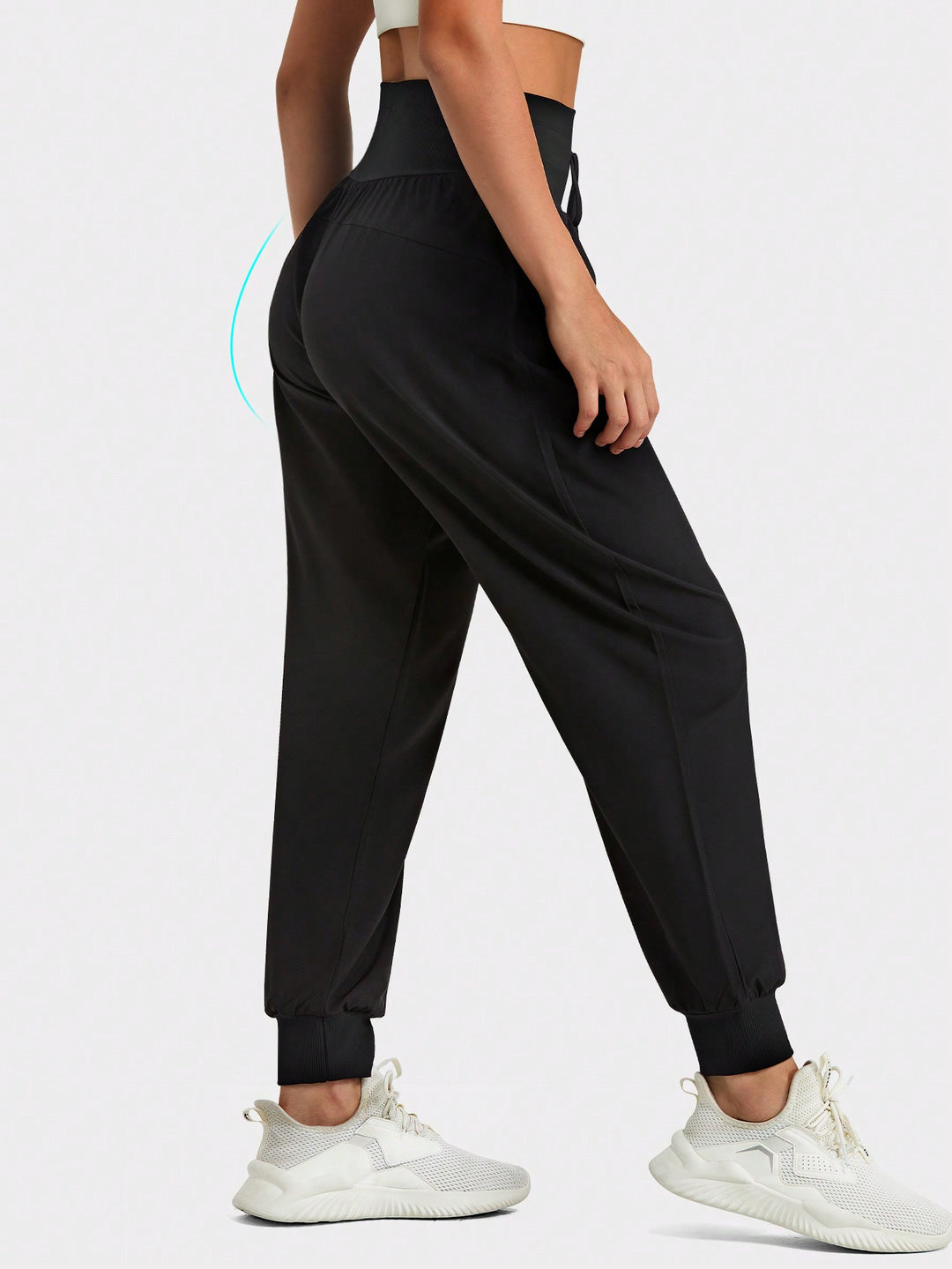Pantaloni SHEIN, negru