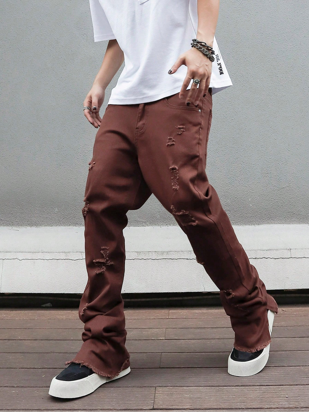 Jeans SHEIN, maro