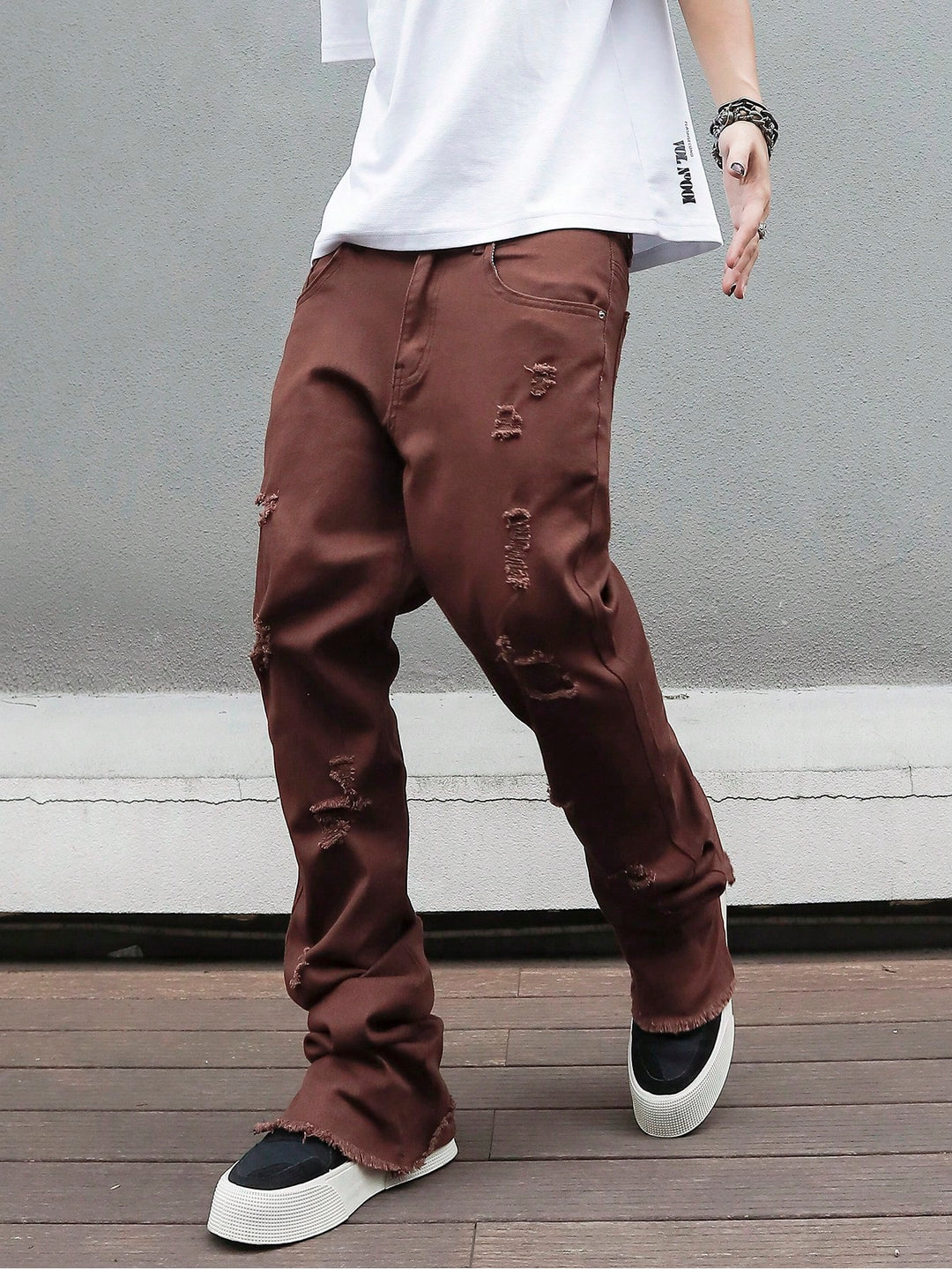 Jeans SHEIN, maro