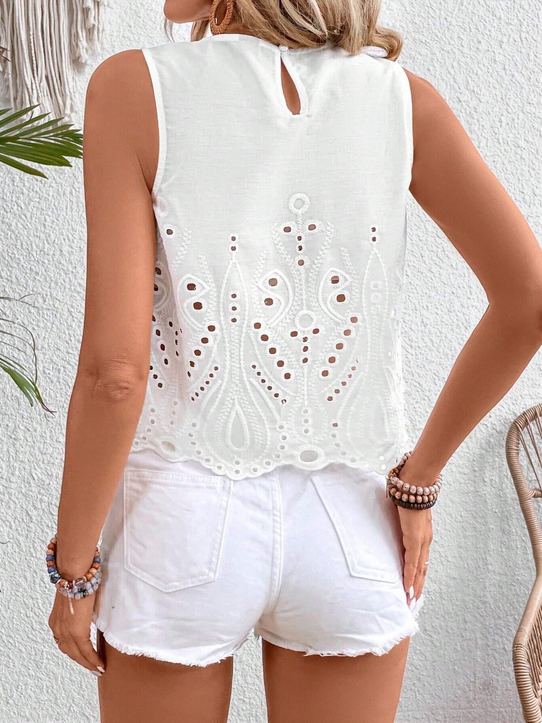 Top SHEIN, alb