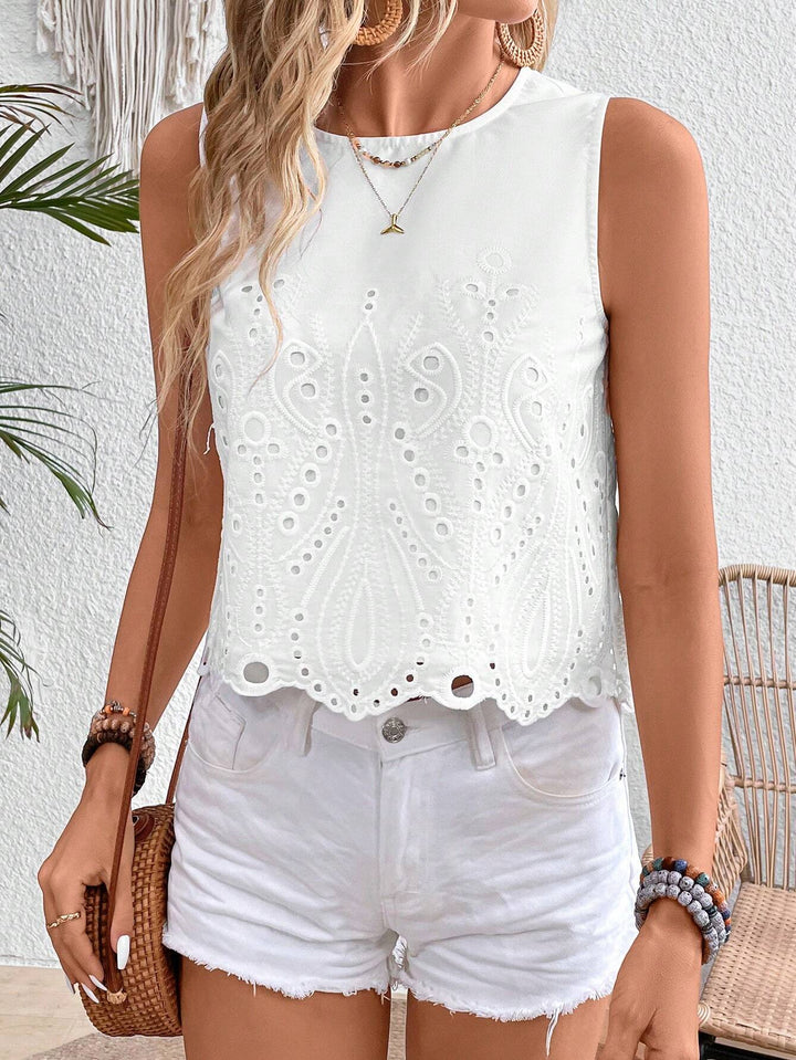 Top SHEIN, alb
