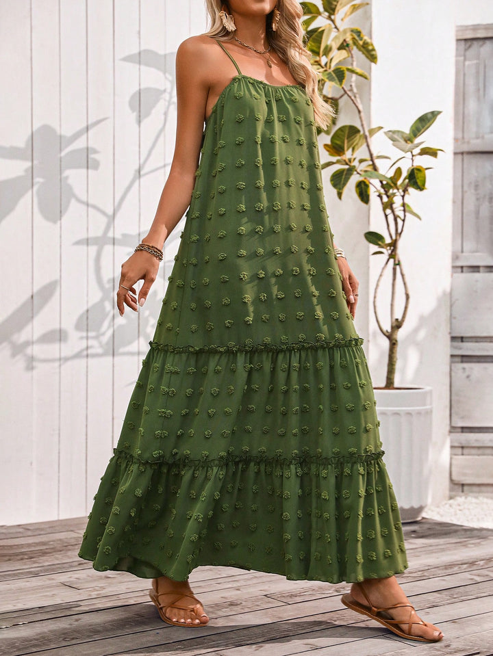 Rochie maxi SHEIN, kaki
