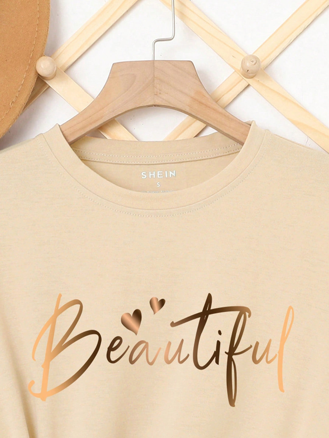 Tricou SHEIN, portocaliu