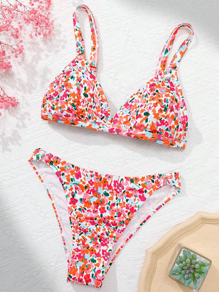 Costum de baie SHEIN, mix culori