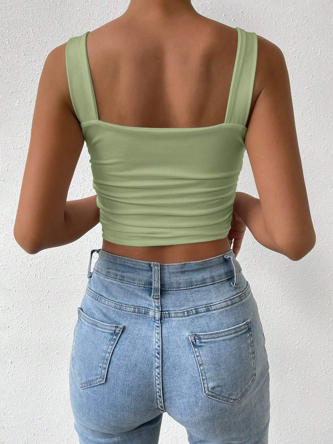 Top SHEIN, verde