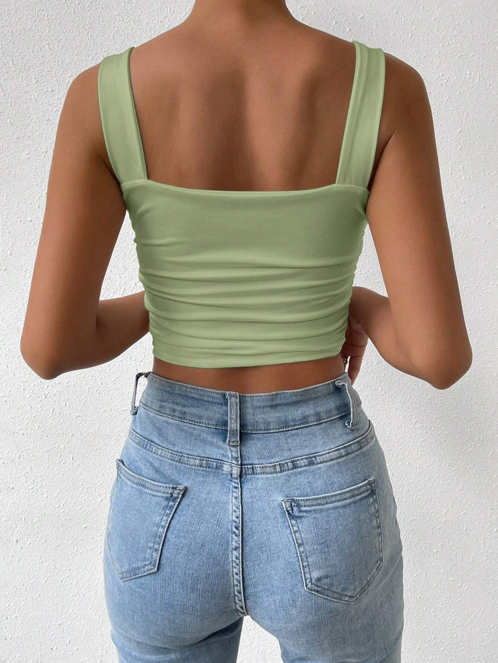 Top SHEIN, verde