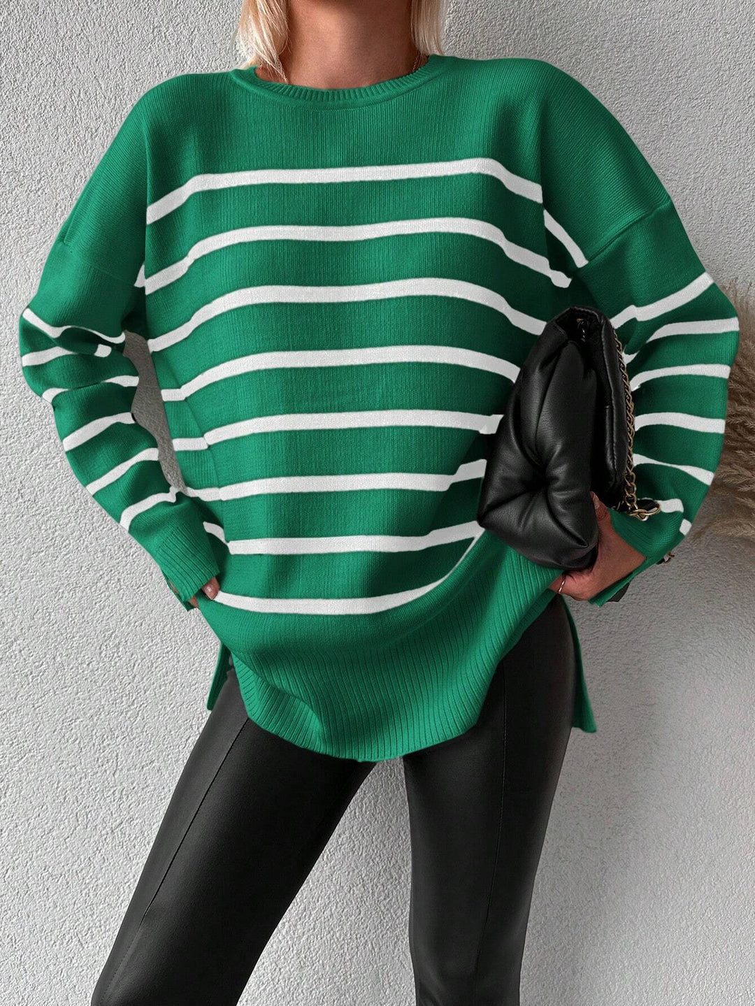 Pulover SHEIN, verde