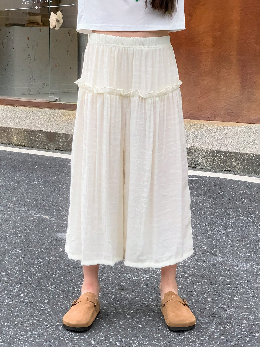 Pantaloni SHEIN, portocaliu