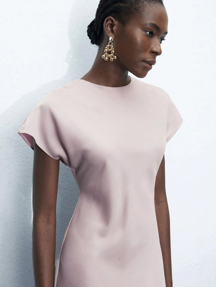 Rochie midi SHEIN, bej