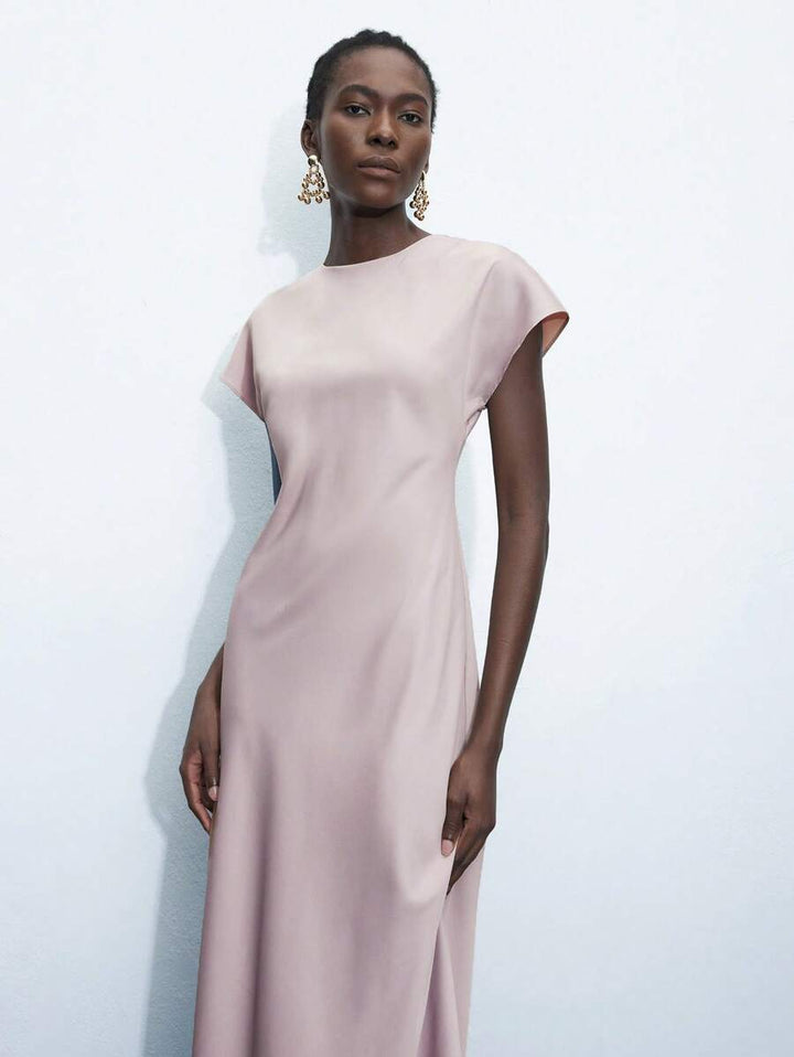 Rochie midi SHEIN, bej