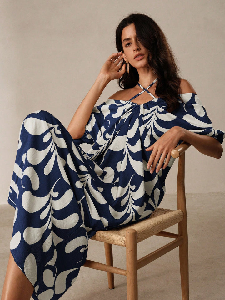 Rochie maxi SHEIN, albastru
