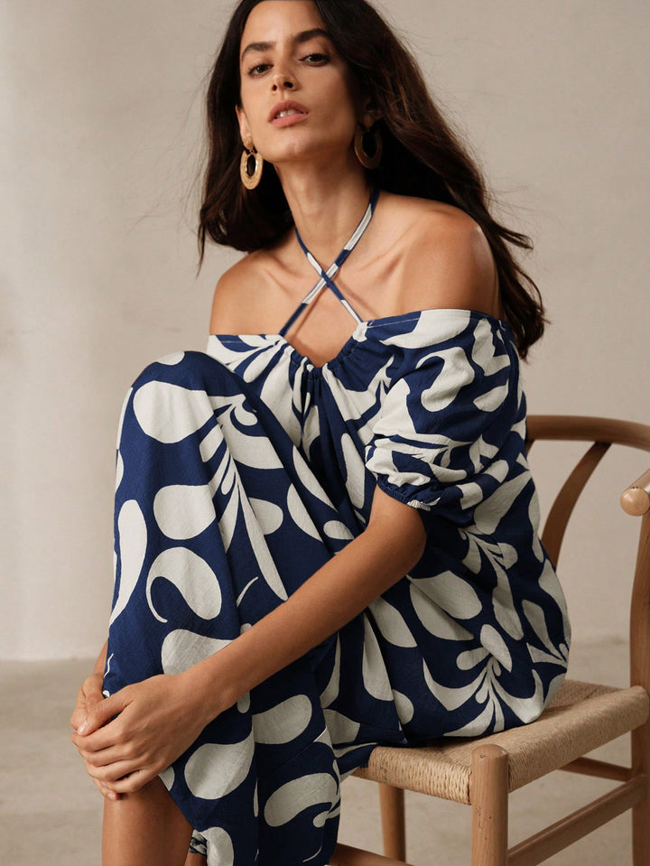 Rochie maxi SHEIN, albastru