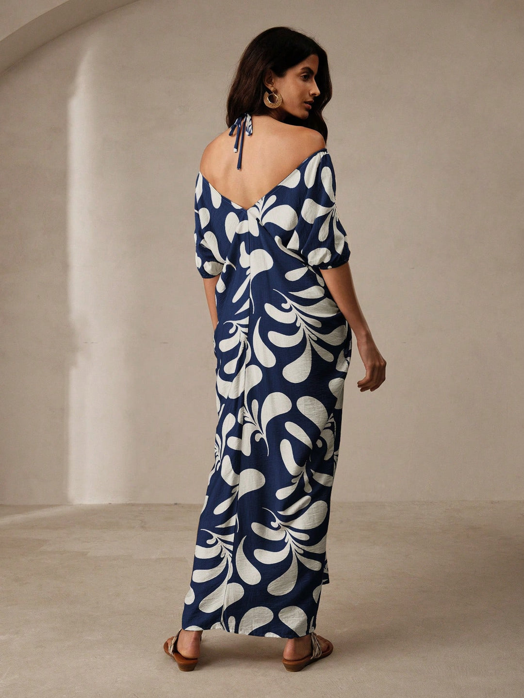 Rochie maxi SHEIN, albastru