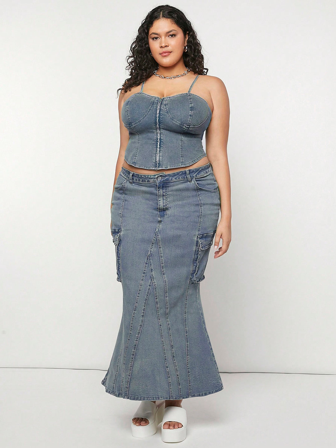 Top SHEIN, albastru