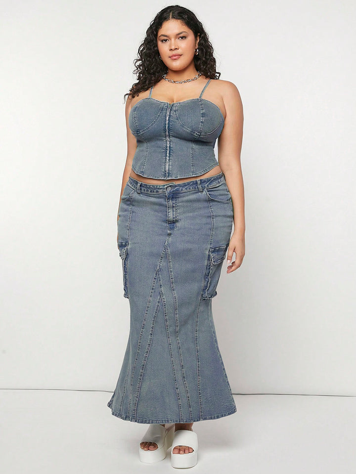 Top SHEIN, albastru