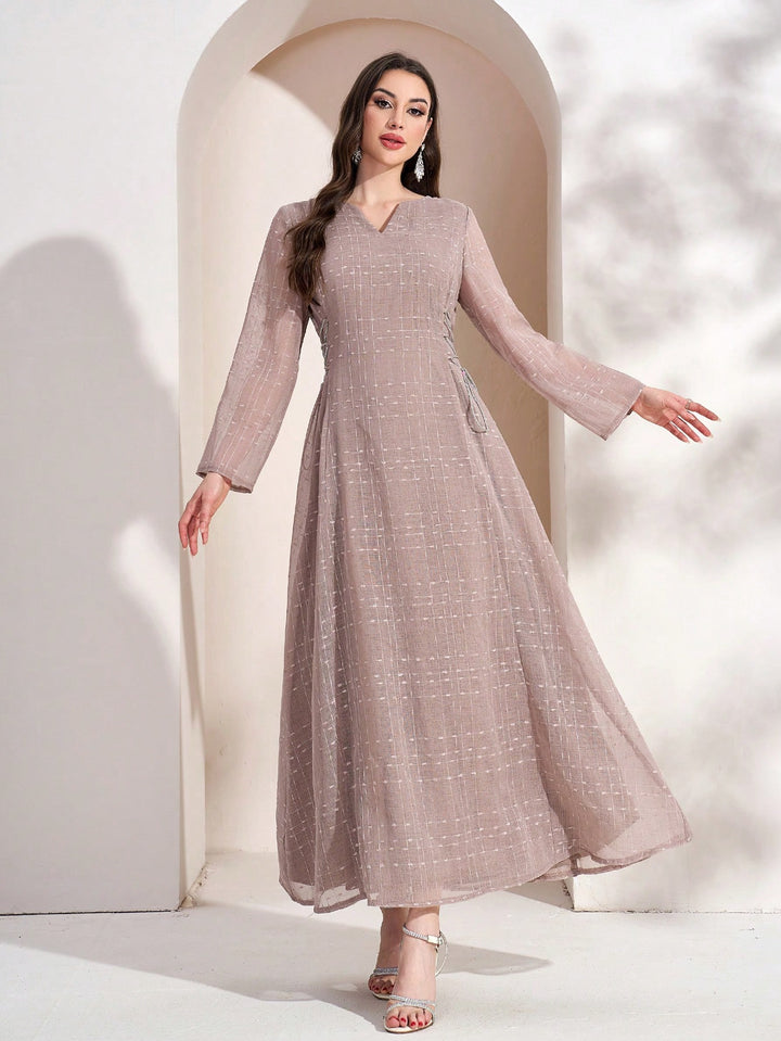 Rochie maxi SHEIN, bej