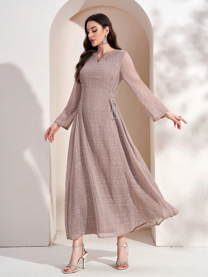 Rochie maxi SHEIN, bej