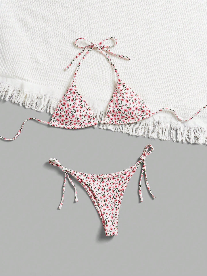 Set bikini SHEIN, roz