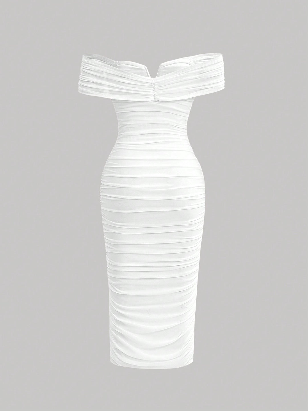 Rochie midi SHEIN, alb