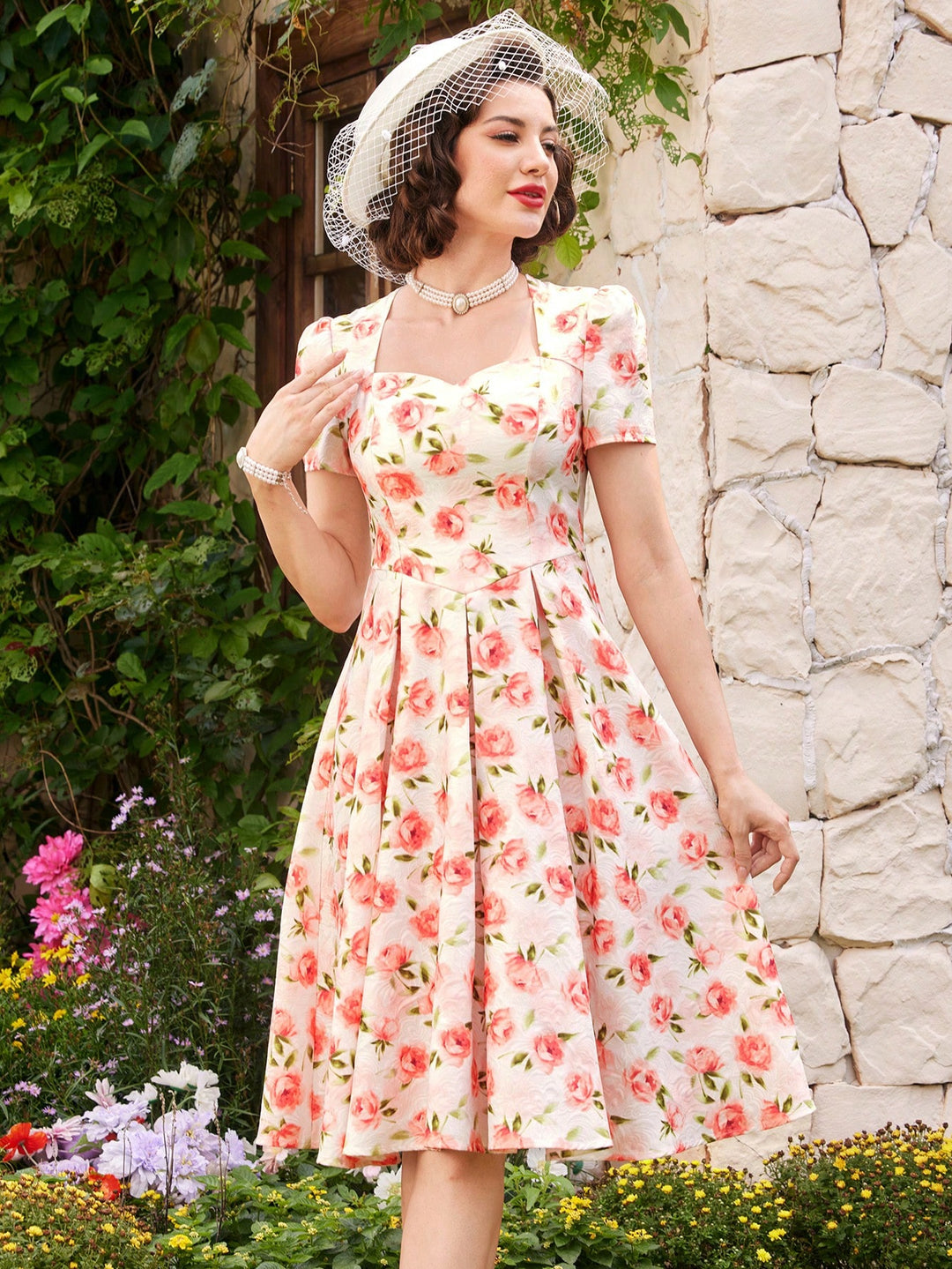 Rochie midi SHEIN, roz