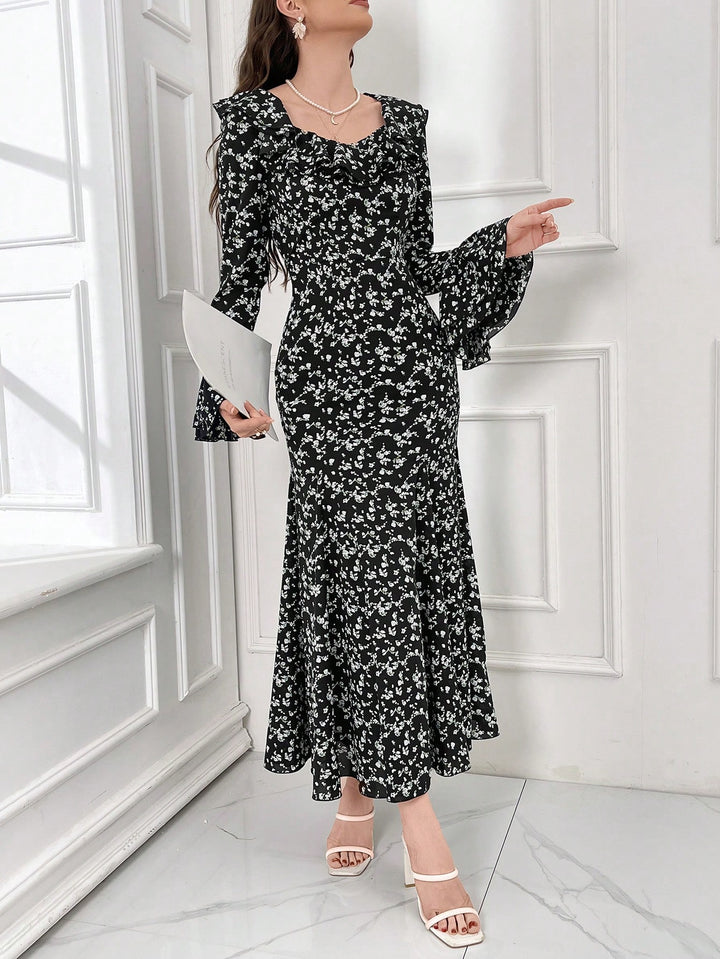 Rochie maxi SHEIN, mix culori