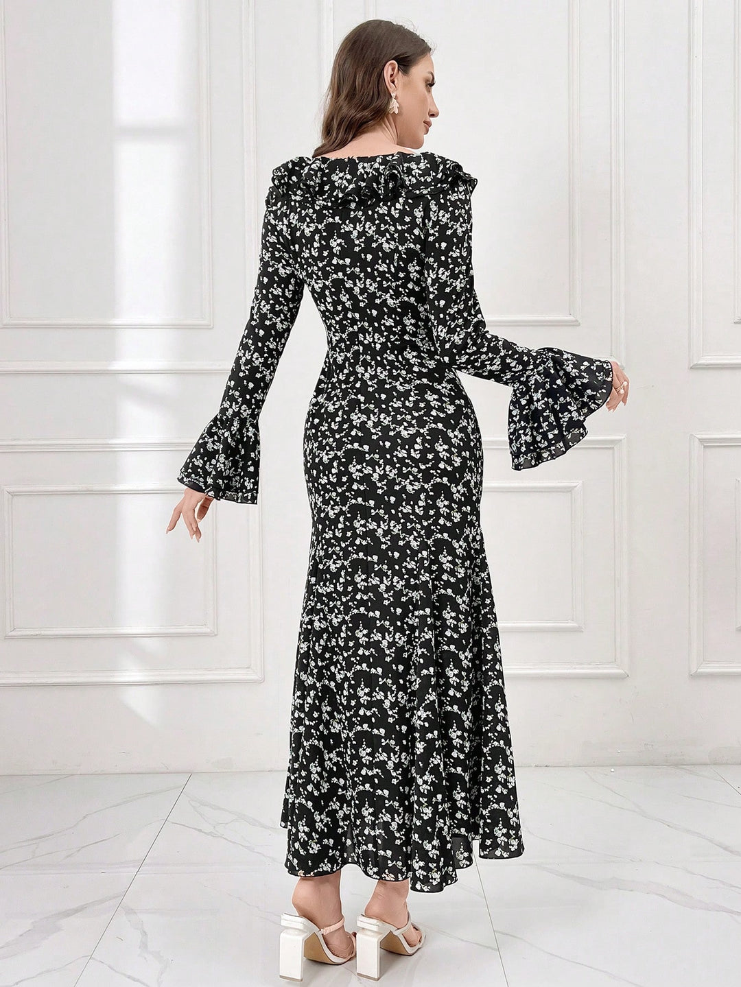 Rochie maxi SHEIN, mix culori
