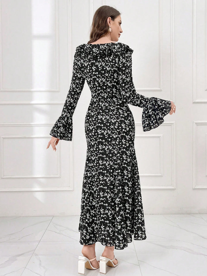 Rochie maxi SHEIN, mix culori