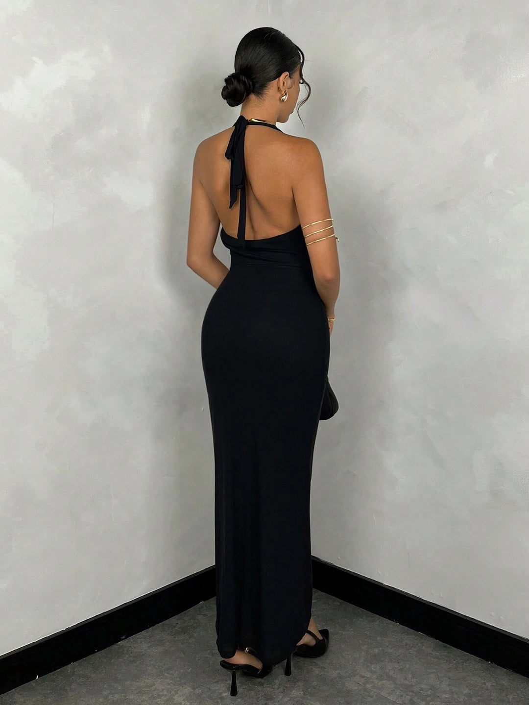Rochie maxi SHEIN, negru