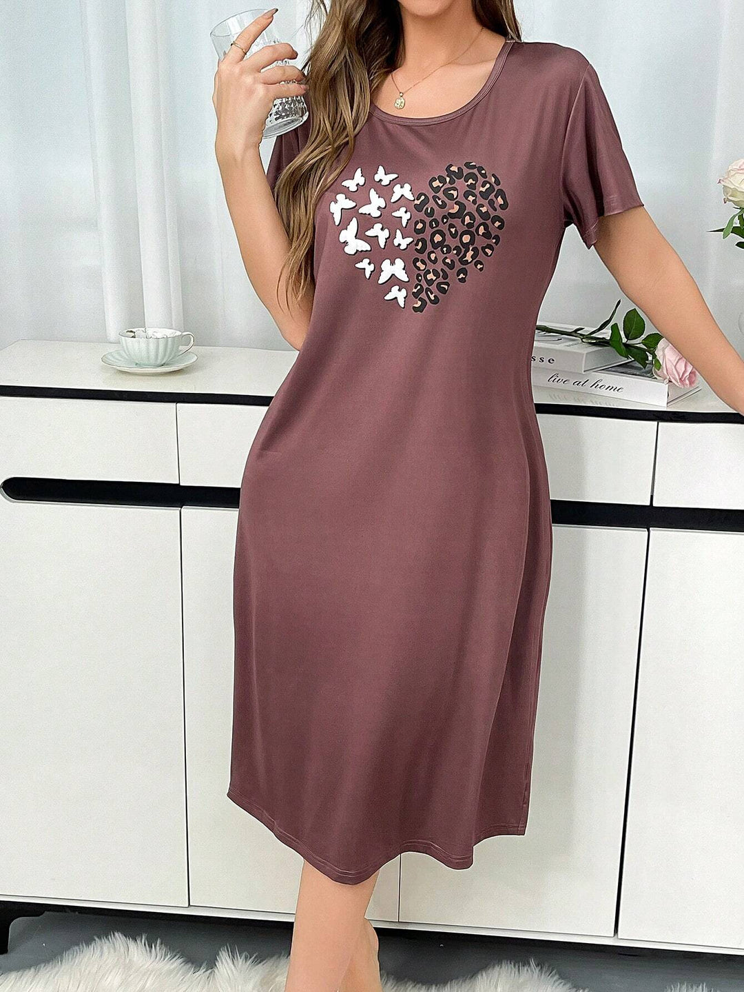 Rochie de nopate SHEIN, mix culori