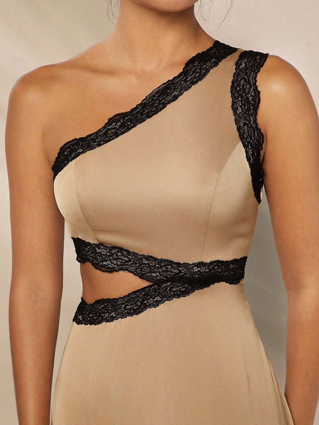 Rochie maxi SHEIN, kaki
