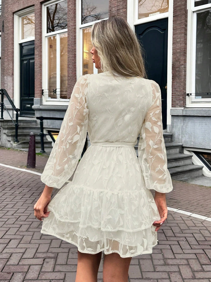 SHEIN mini ruha, krém