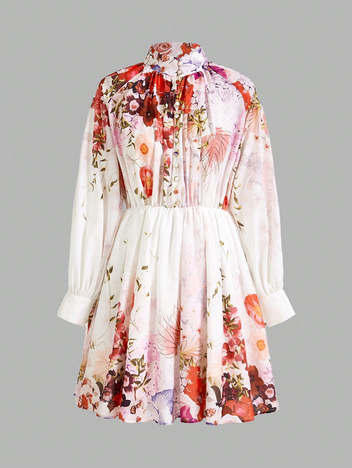 Rochie midi SHEIN, mix culori