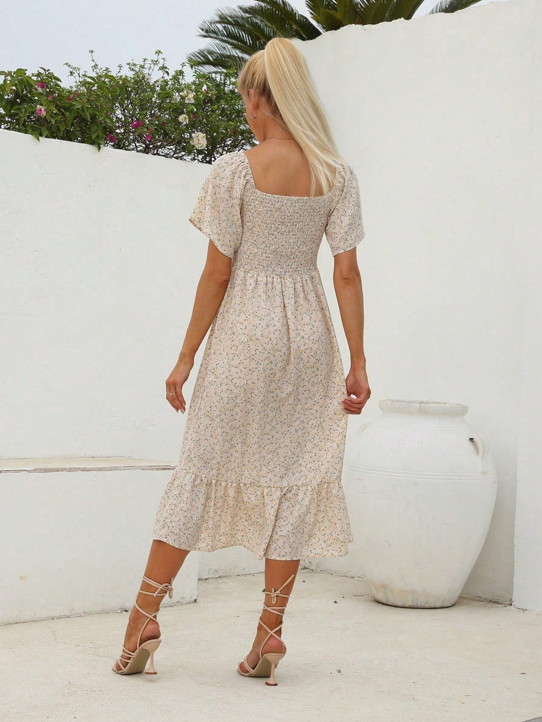 Rochie midi SHEIN, mix culori