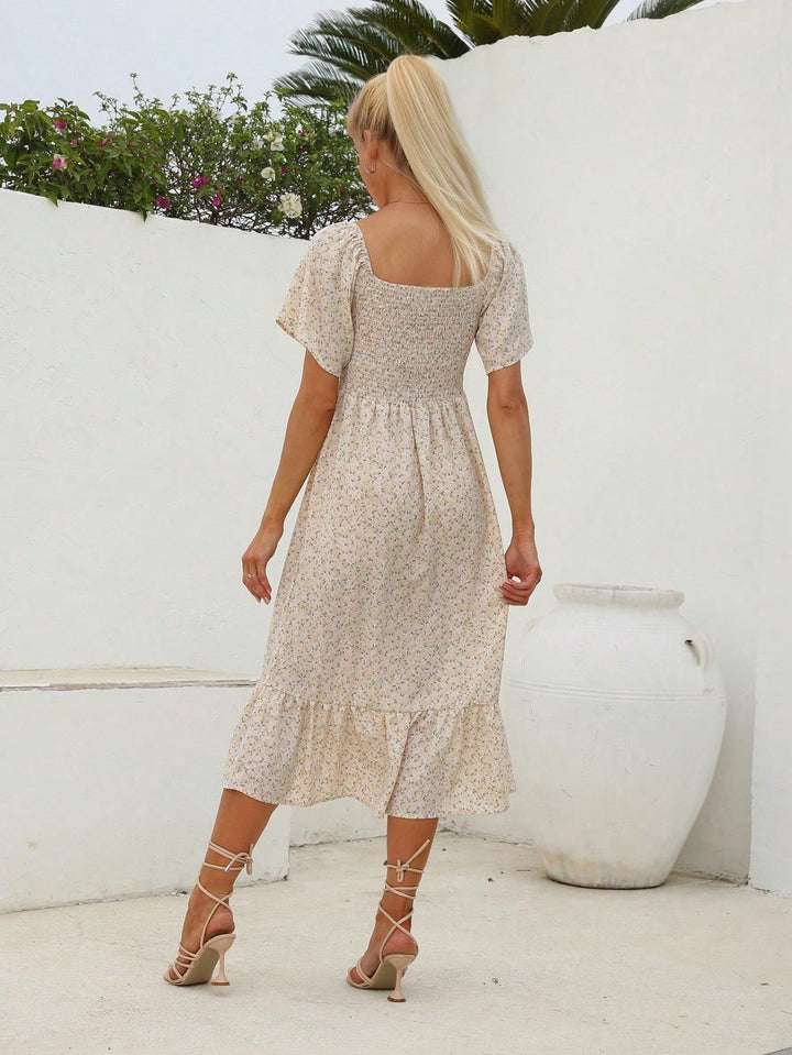 Rochie midi SHEIN, mix culori