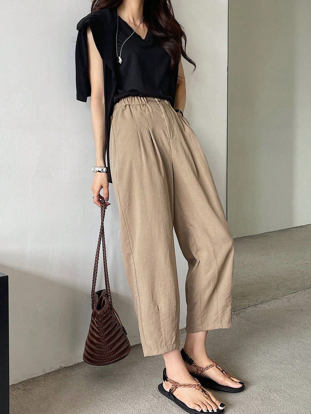 Pantaloni SHEIN, bej