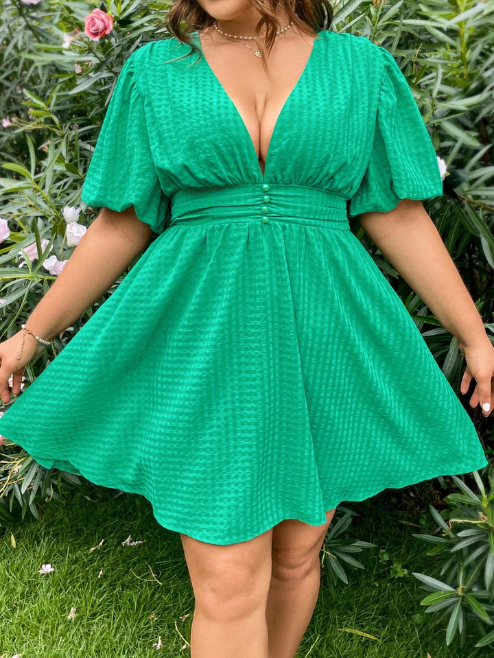 Rochie mini SHEIN, verde