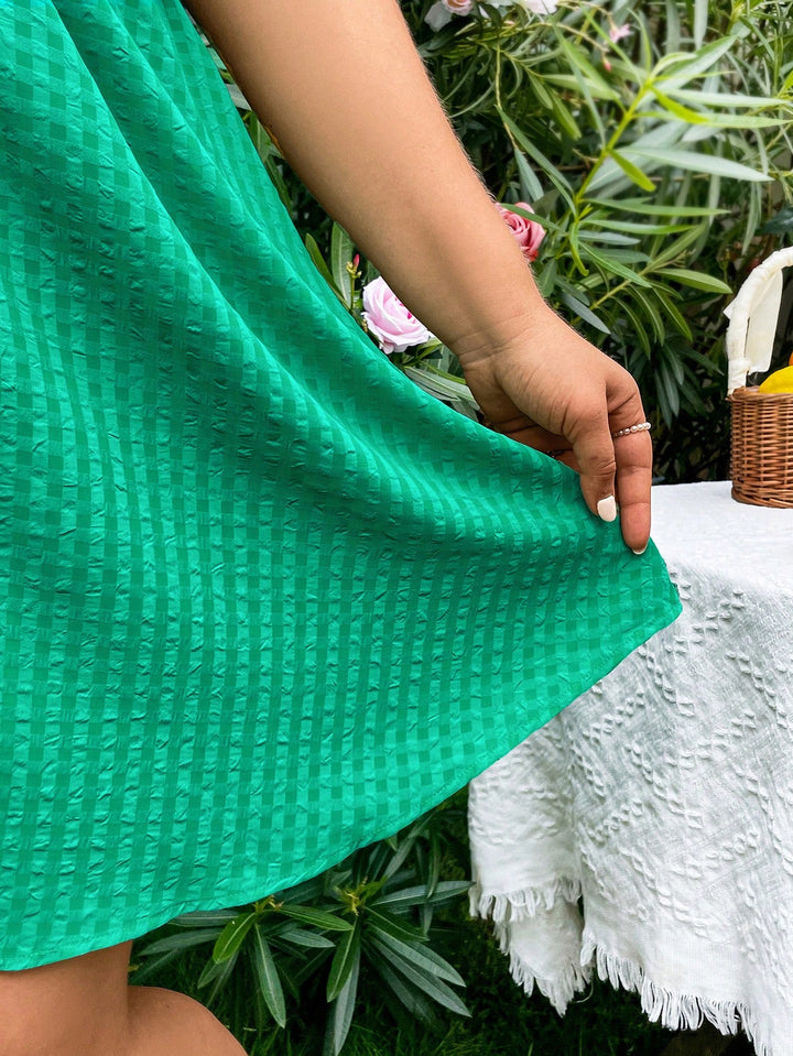 Rochie mini SHEIN, verde