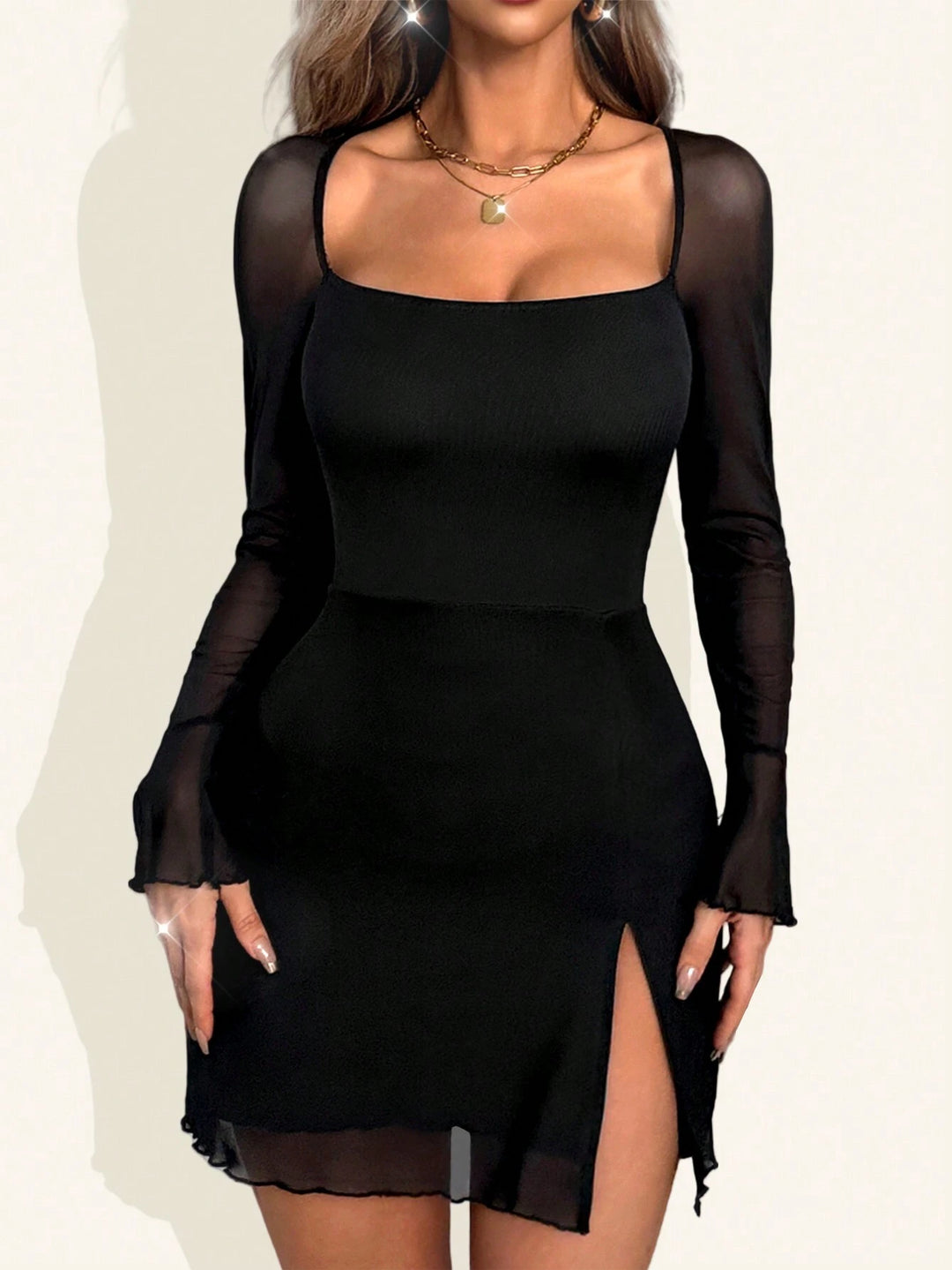 Rochie mini SHEIN, negru