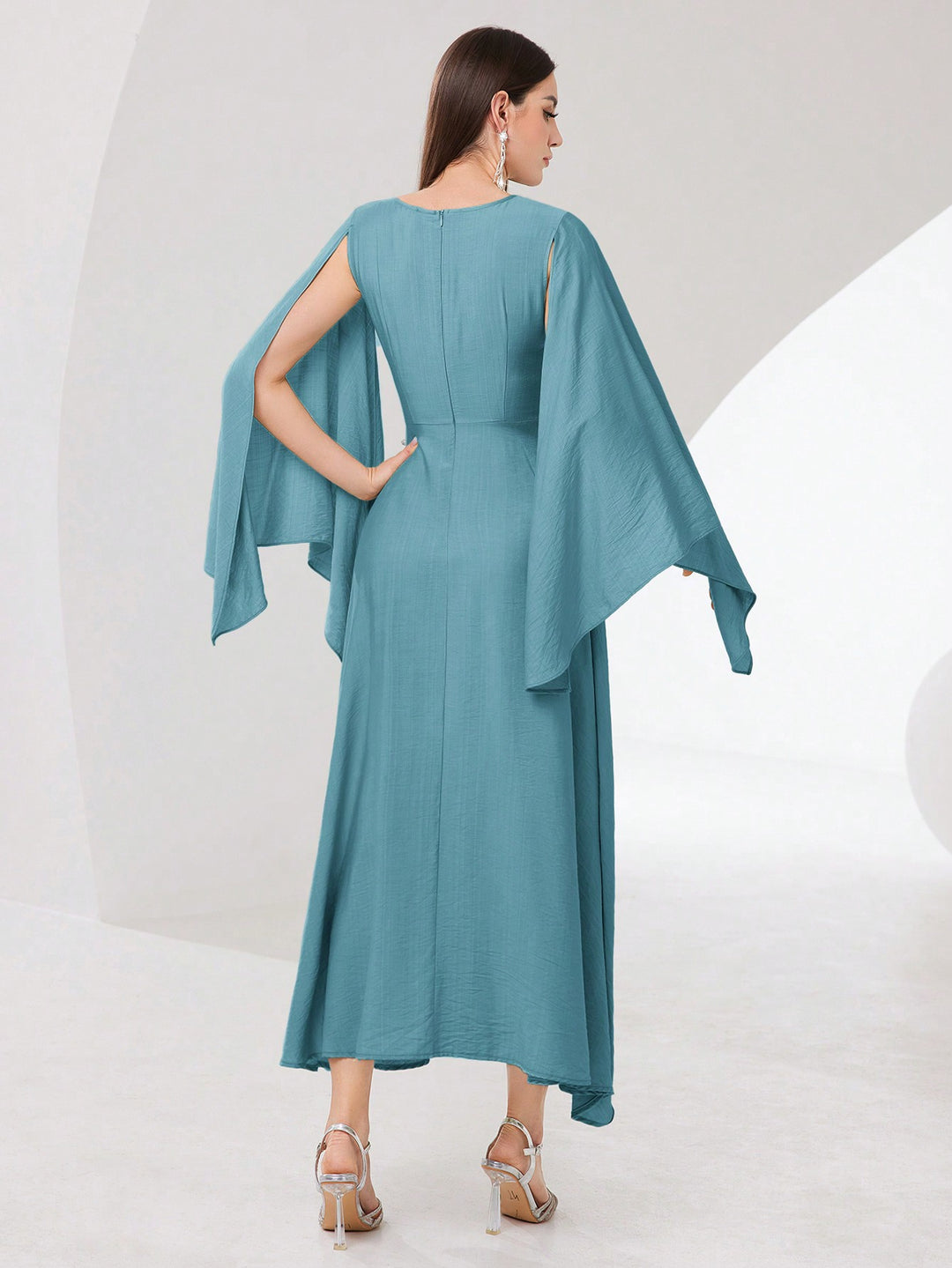 SHEIN maxi ruha, kék