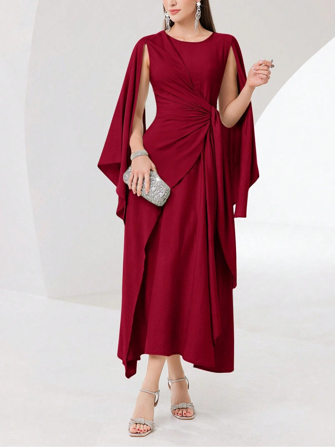 Rochie maxi SHEIN, roșu