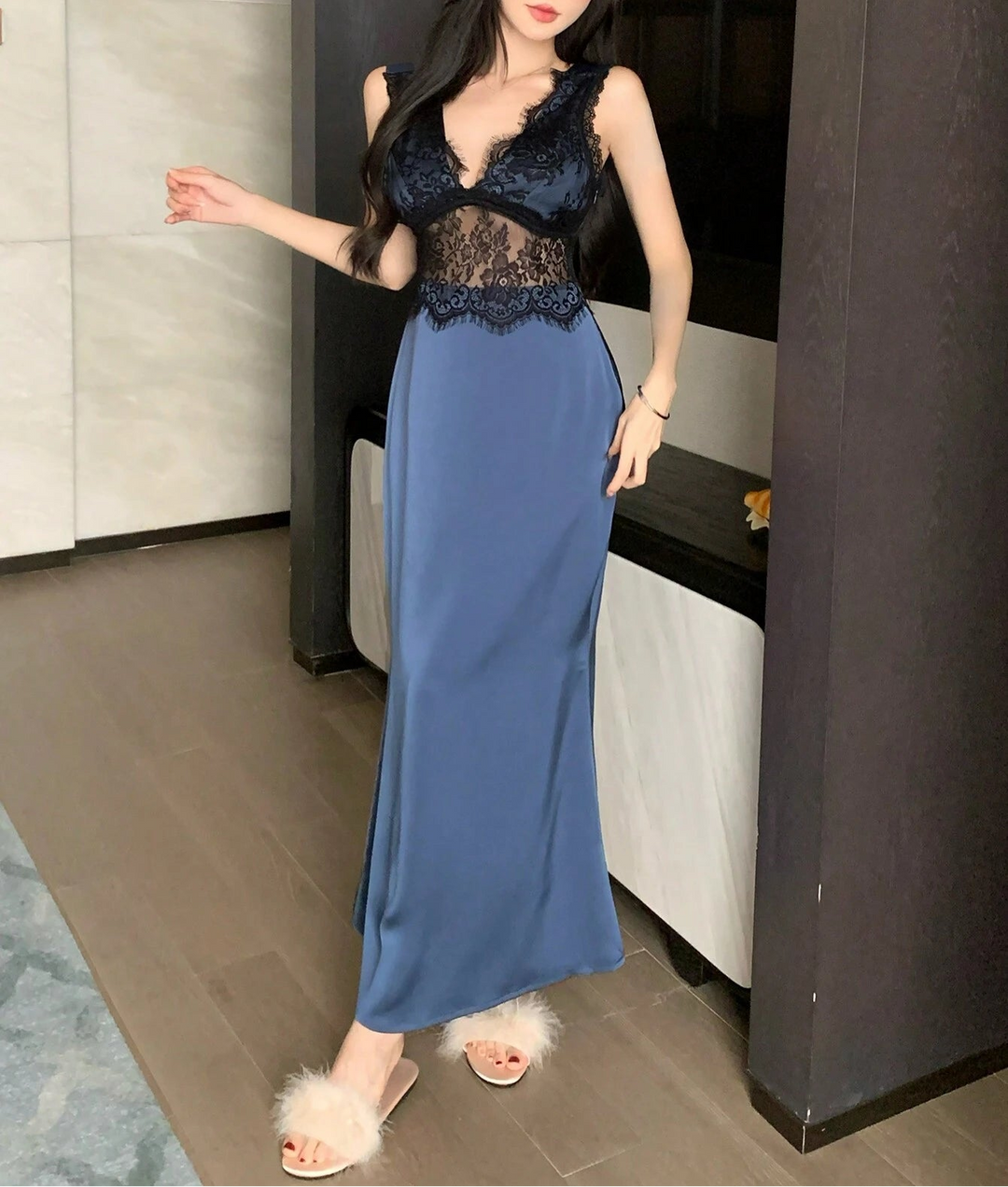 Rochie de noapte Dazy by Shein, albastru