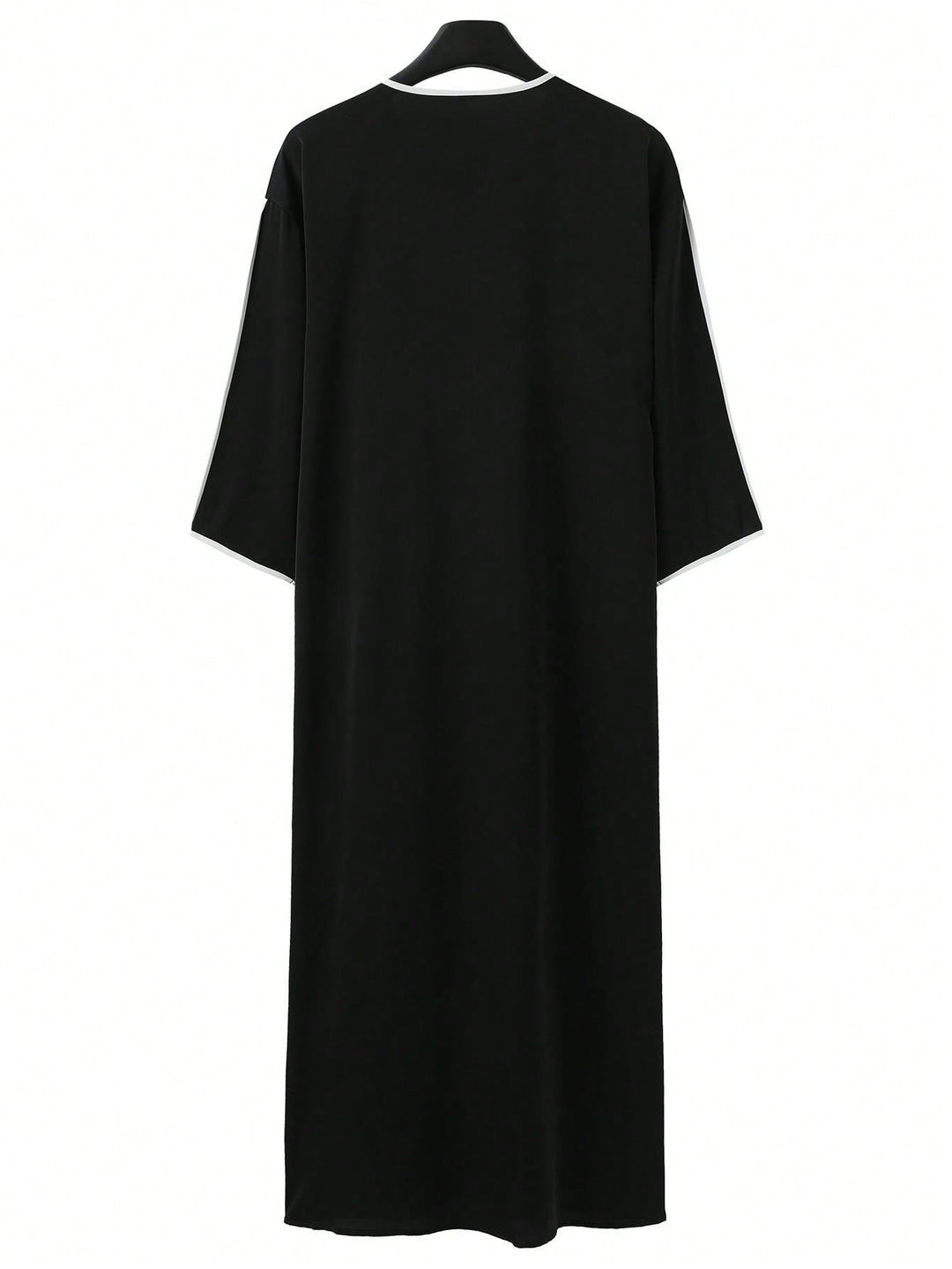 Halată bărbați cu broderie SHEIN, negru