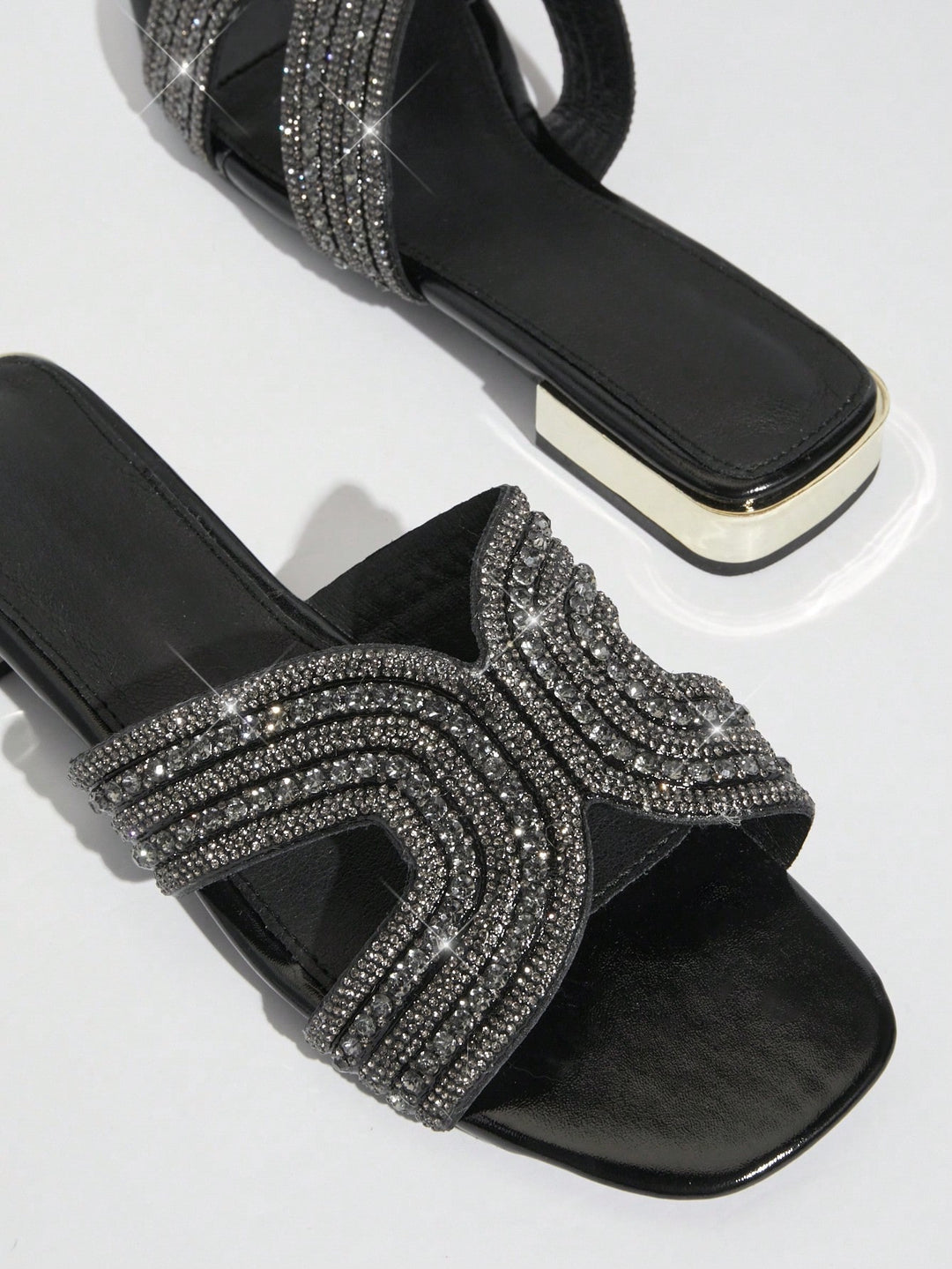 Sandale SHEIN, negru