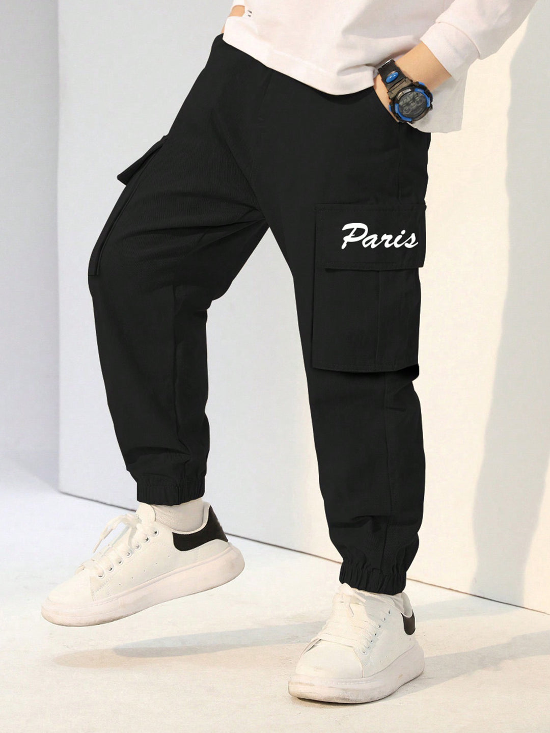 Pantaloni SHEIN, negru