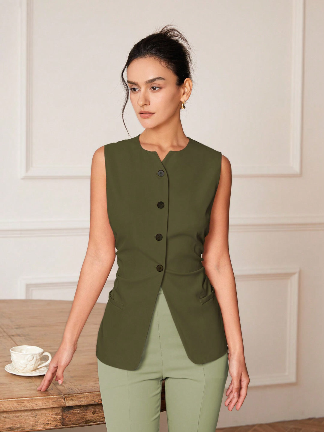Sacou SHEIN, verde