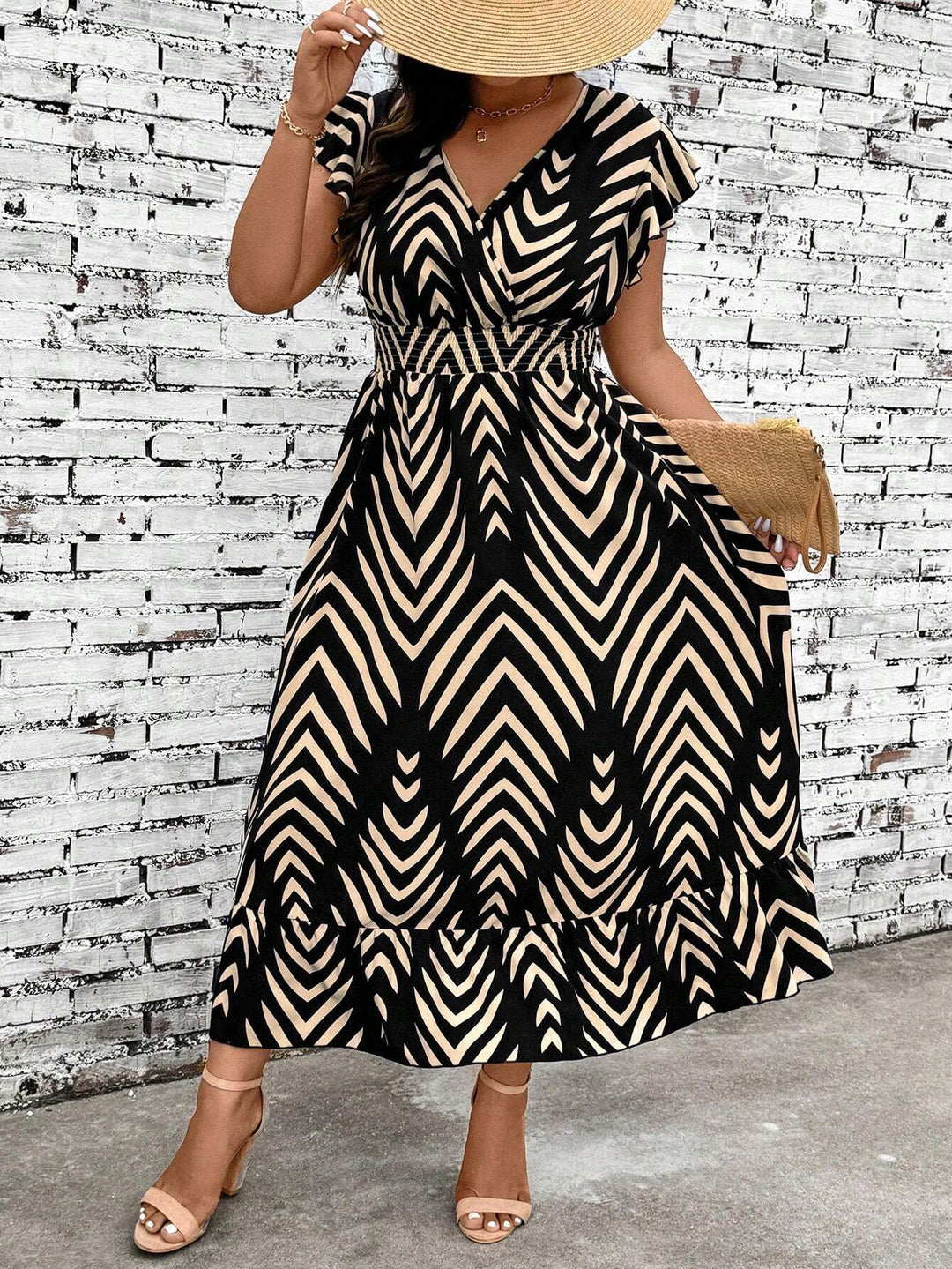 Rochie maxi SHEIN, mix culori